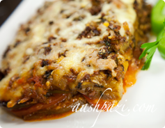 Eggplant Lasagna Calories & Nutrition Values