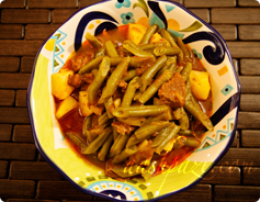 Green Beans Stew Calories and Nutrition Values