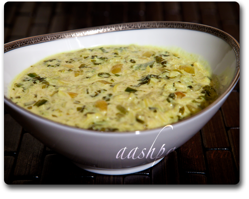 Yogurt Soup, Ash e Mast, recipe, ashmast, Persian soup recipe