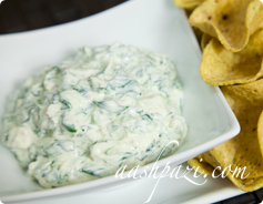 Spinach Dip Calories & Nutrition Values
