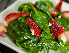  Spinach strawberry salad