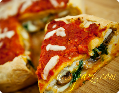 Stuffed Pizza Calories and Nutrition Values
