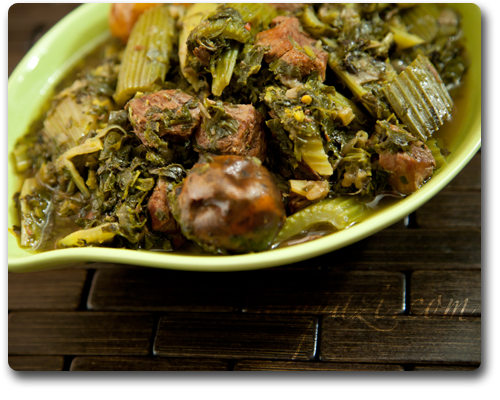 Celery Stew, Khoresht Karafs